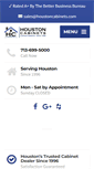 Mobile Screenshot of houstoncabinets.com