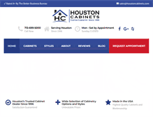 Tablet Screenshot of houstoncabinets.com